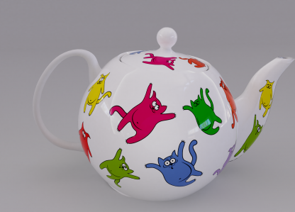 Teapot Cats Design by Tealery